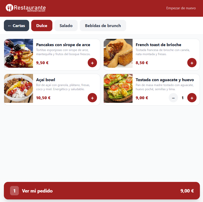 Paso a paso interactivo
